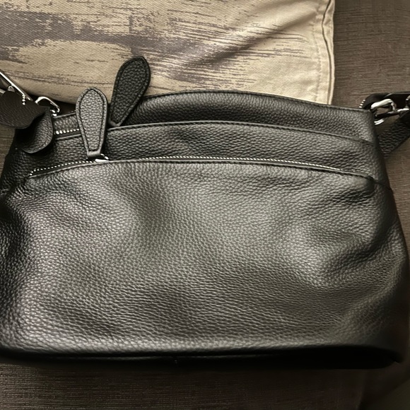 Heshe Crossbody Bag Leather Purse - Picture 4 of 13